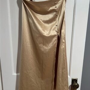 Silk gold Skirt